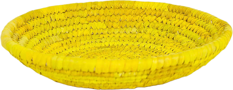 Palm Color Liten Brödkorg, Gul, från A World of Craft, i färgen Gul.