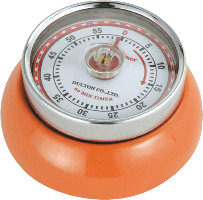 Timer, från Zassenhaus, i färgen Orange.