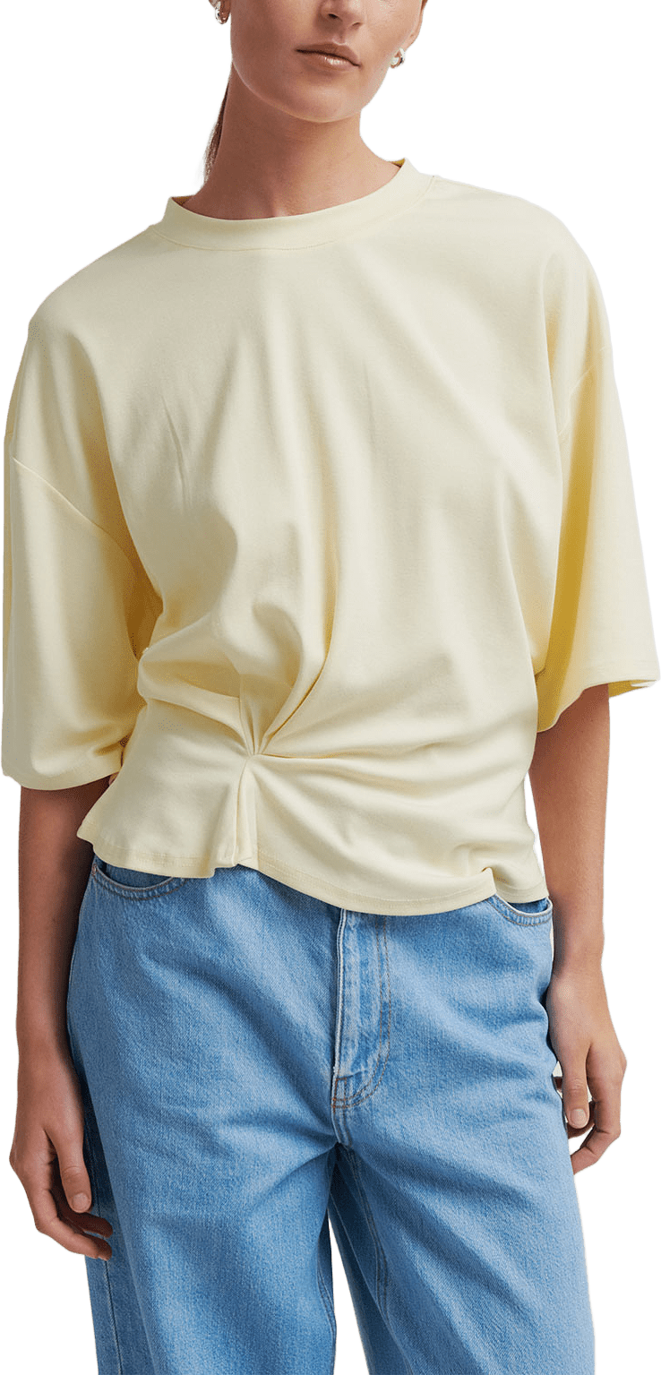 Missouri Tee, från Second Female, i färgen Alabaster Gleam.