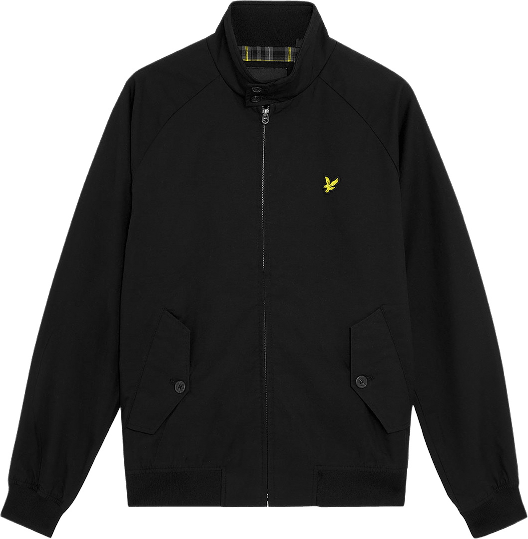 Cotton Harrington Jacket, från Lyle & Scott, i färgen Jet Black.