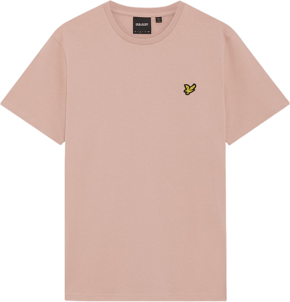 Plain T-shirt, från Lyle & Scott, i färgen Pink Grapefruit.