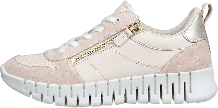 Gruuv W, från ECCO, i färgen Rose Dust/Limestone/Pure White Gold.