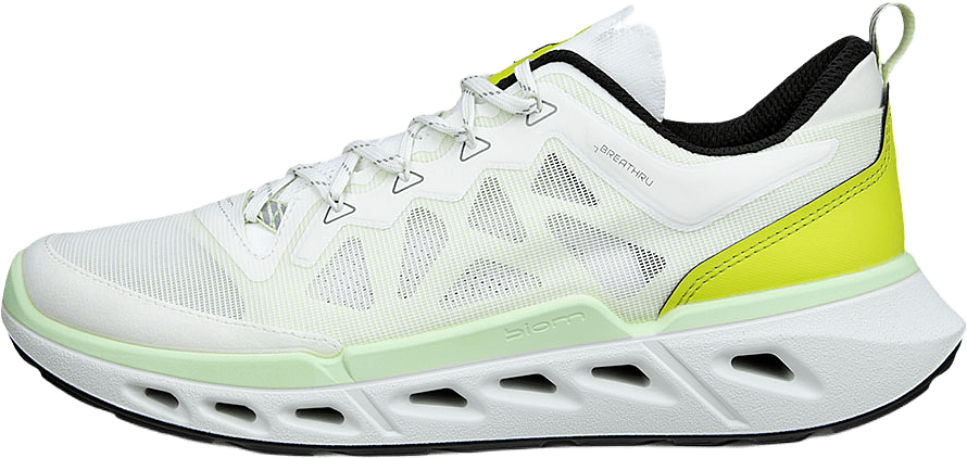 Biom 720 M, från ECCO, i färgen White/White/Lime Cream/Lime Punch.