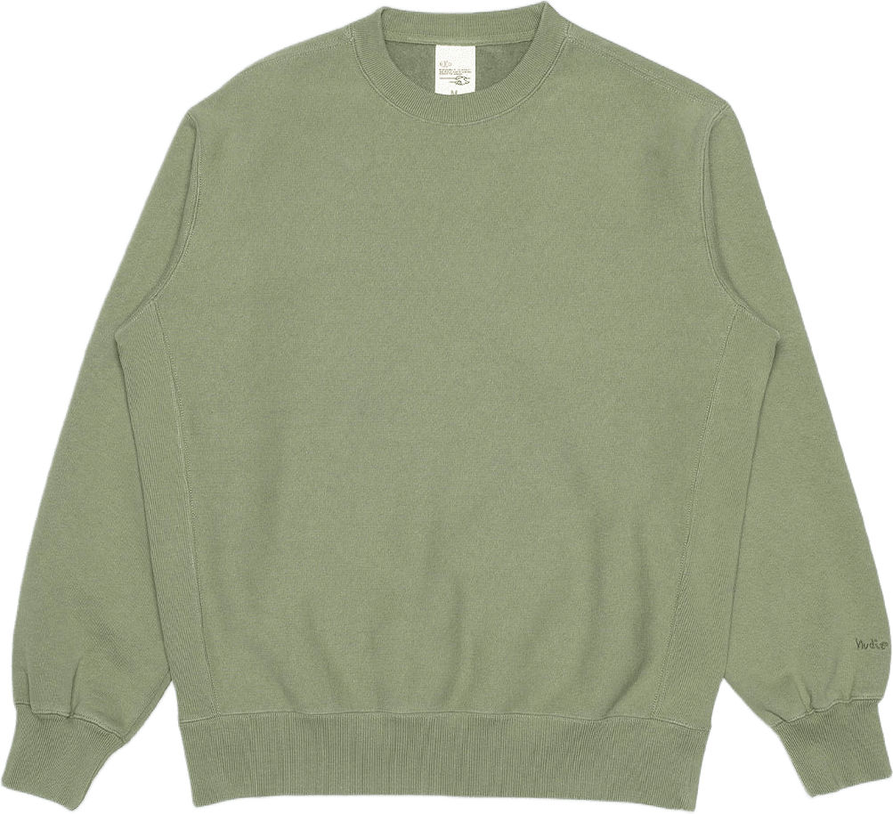 Hasse Crew Neck Sweatshirt, från Nudie Jeans, i färgen Green.