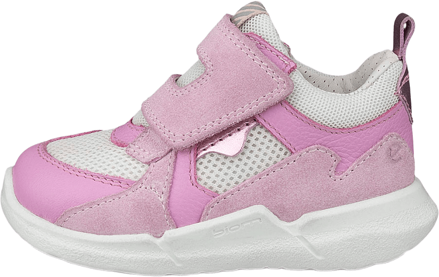 Biom 2.2 K, från ECCO, i färgen Lilac Chiffon/Blossom Rose/White.