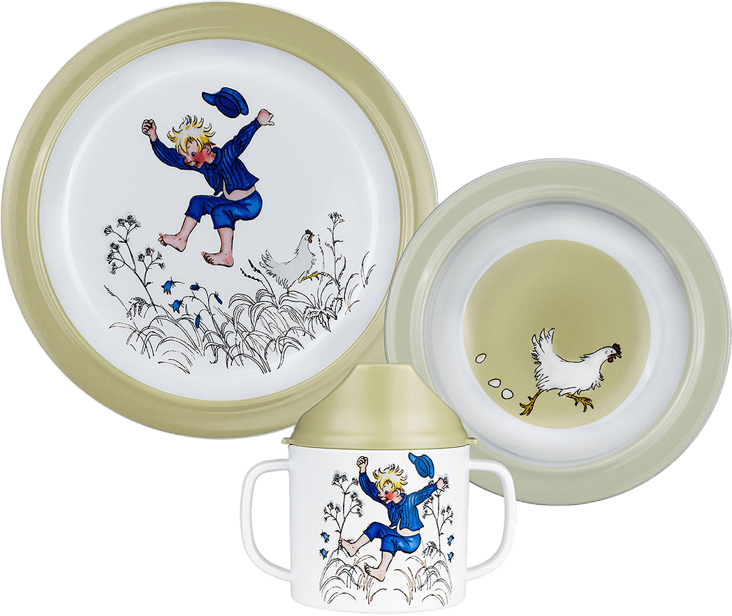 Emil in Lönneberga, Barnservis, 3-del, från EMIL, i färgen Multi.