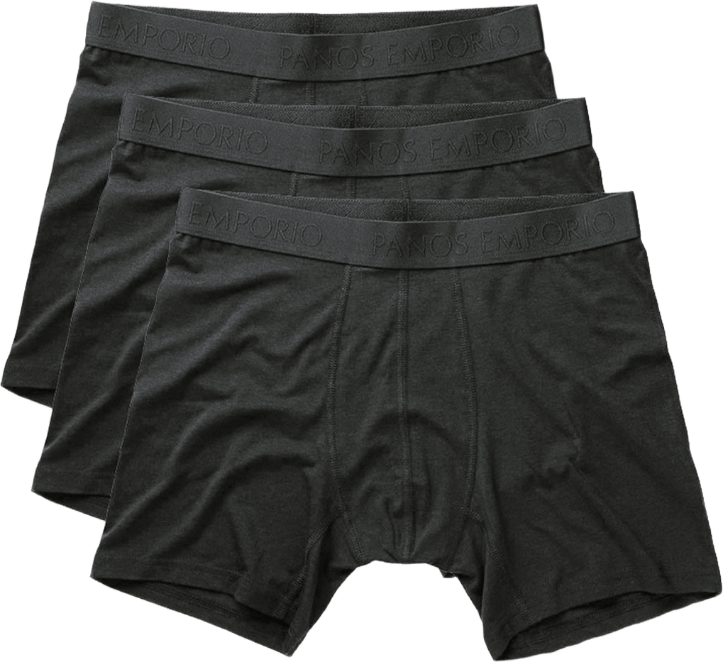 3pk Base Bamboo Boxer, från Panos Emporio, i färgen Black.