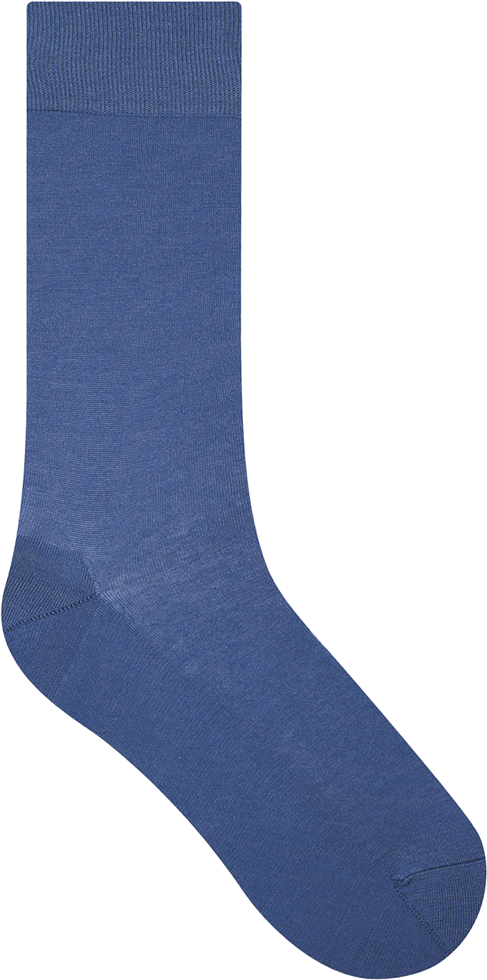 Socka, 100% merceriserad bomull, från BleuForêt, i färgen Orage.