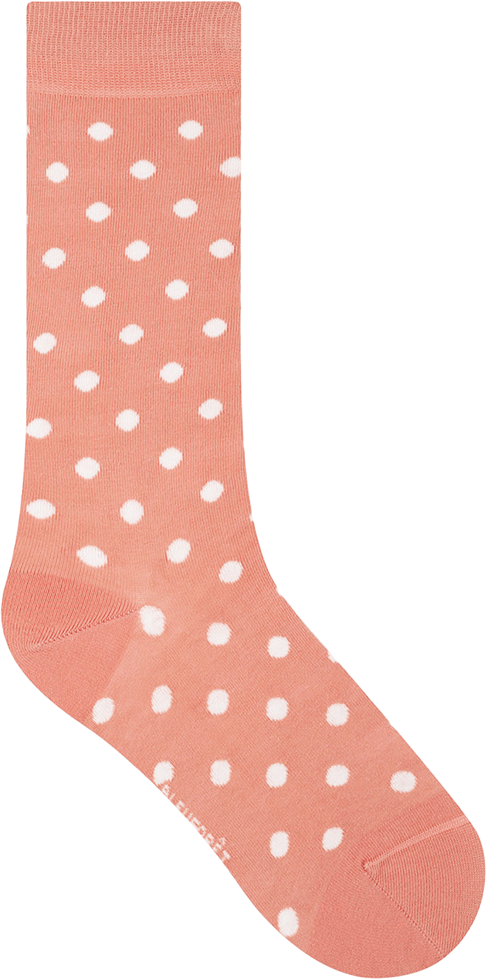 Socka, prickar, från BleuForêt, i färgen Rose.