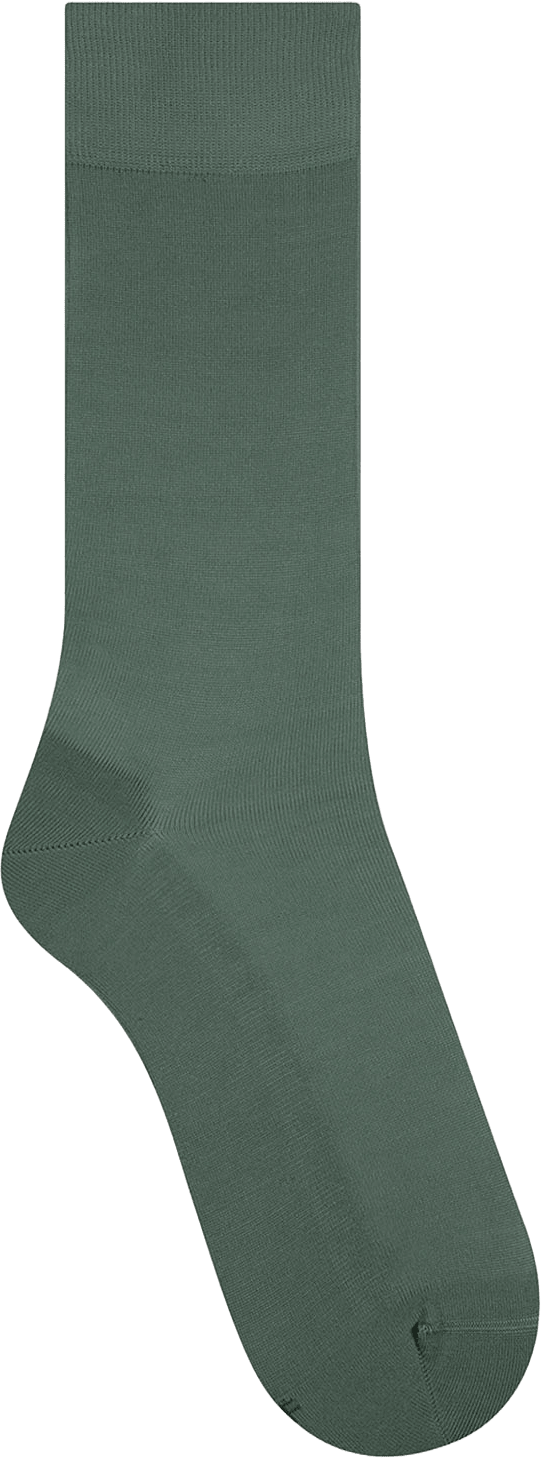Socka, 100% merceriserad bomull, från BleuForêt, i färgen Epicéa.