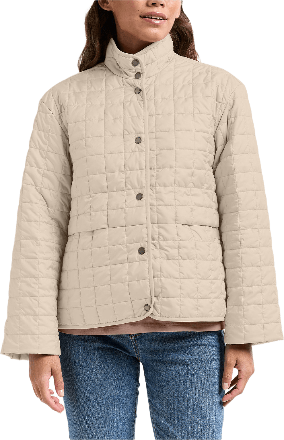 Alba Jacket, från Didriksons, i färgen Clay Beige.