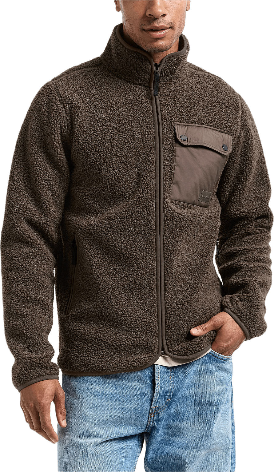 Peter Fullzip, från Didriksons, i färgen Dark Mocha.