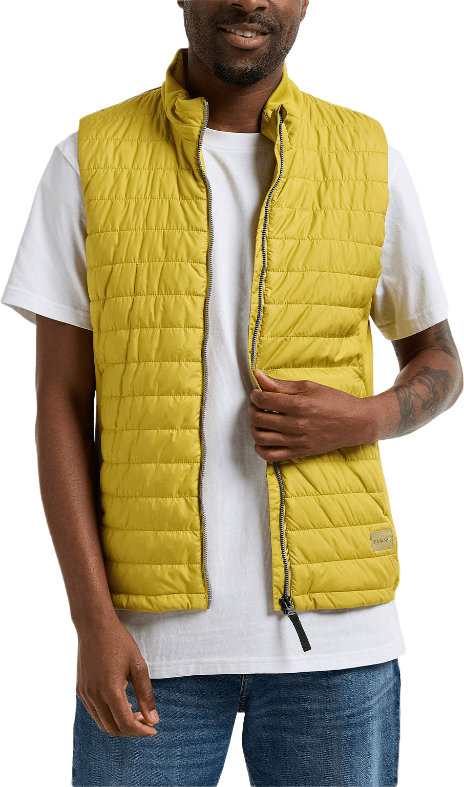 Ubbe Vest, från Didriksons, i färgen Yellow Pollen.