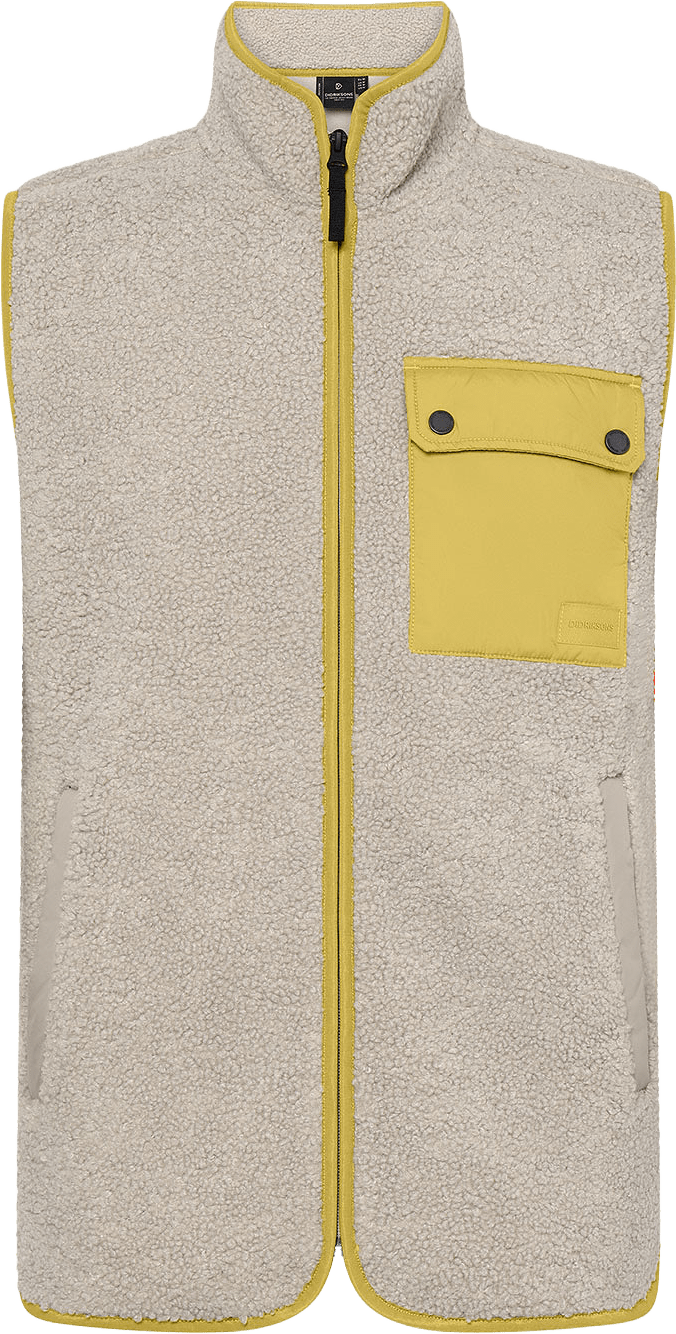 Rasmus Vest, från Didriksons, i färgen Yellow Pollen.