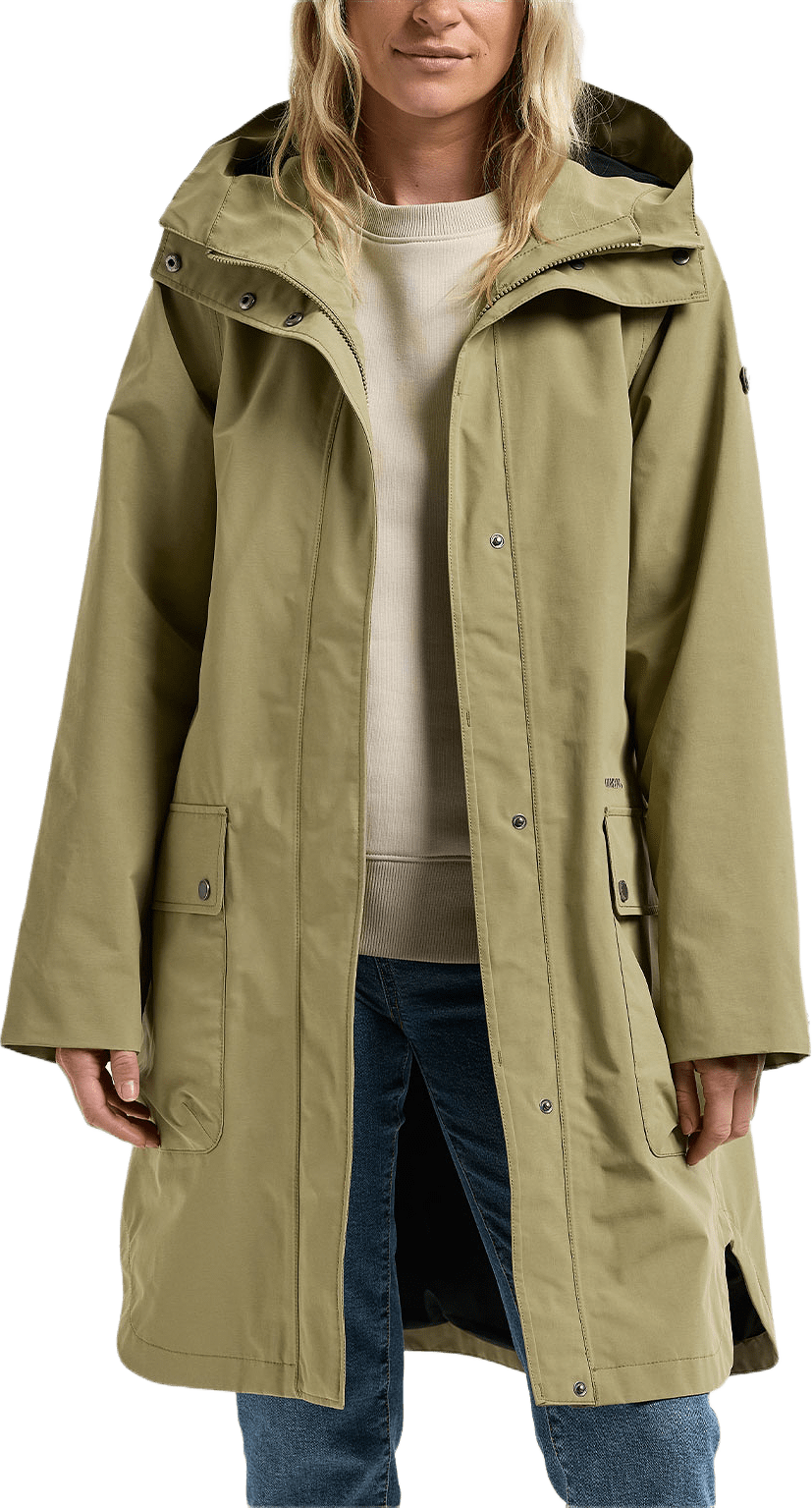 Noah Parka ls, från Didriksons, i färgen Olive Green.