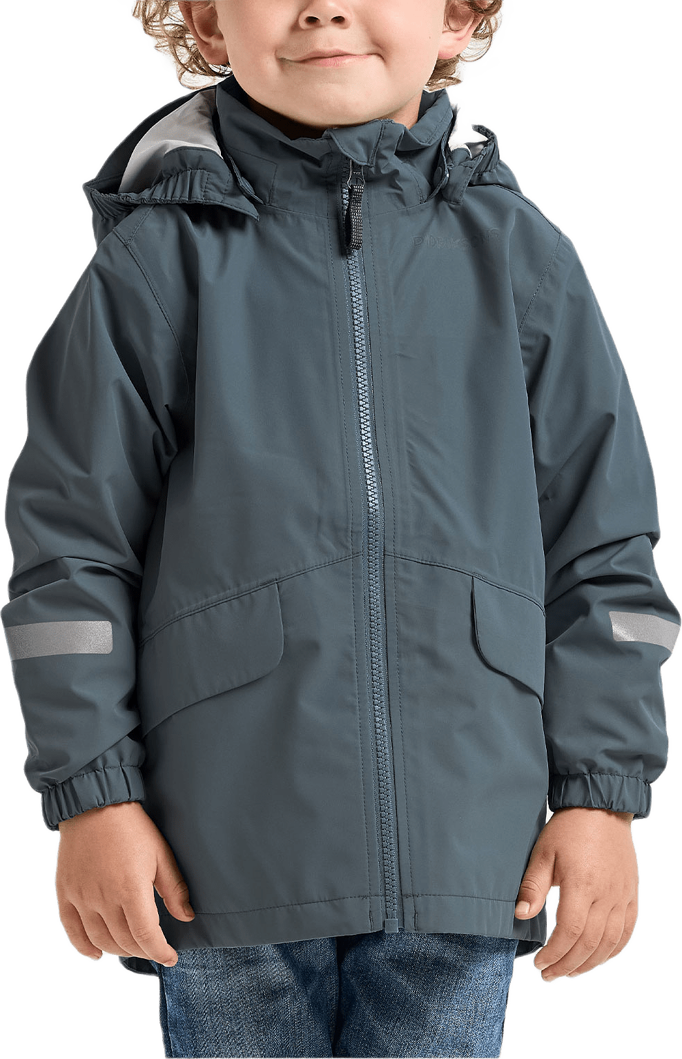 Norma Jacket, från Didriksons, i färgen Factory Blue.