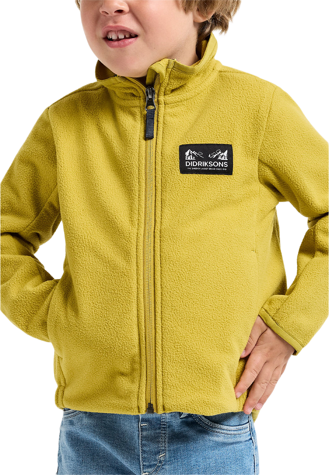 Muskot Jacket, från Didriksons, i färgen Yellow Pollen.