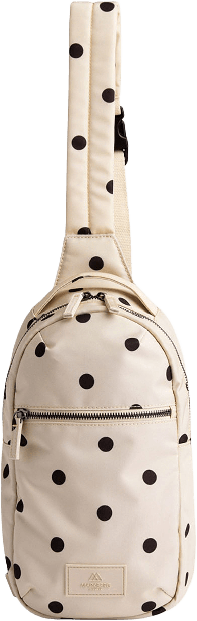 TrekMBG Sling Bag, från Markberg, i färgen Polka Dot, Creme.