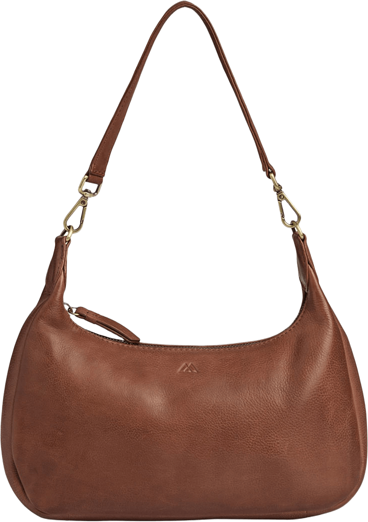 Hayden Crossbody Bag Soft Vintage, från Markberg, i färgen Cognac W/Br. Gold.