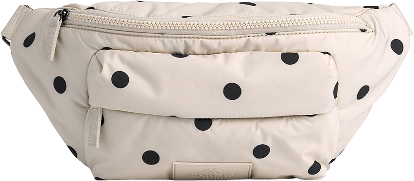 Fame Bum Bag Recycled, från Markberg, i färgen Polka Dot, Creme.