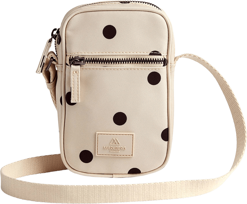 StateMBG Mini Cross Bag, från Markberg, i färgen Polka Dot, Creme.
