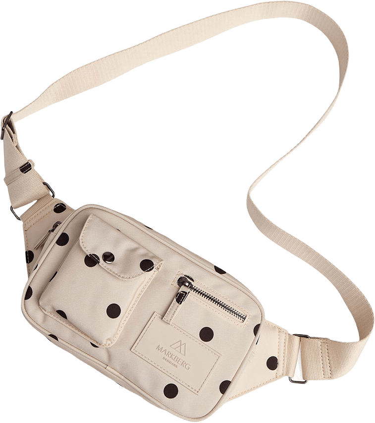 DarlaMBG Monochrome Bum Bag, från Markberg, i färgen Polka Dot, Creme.