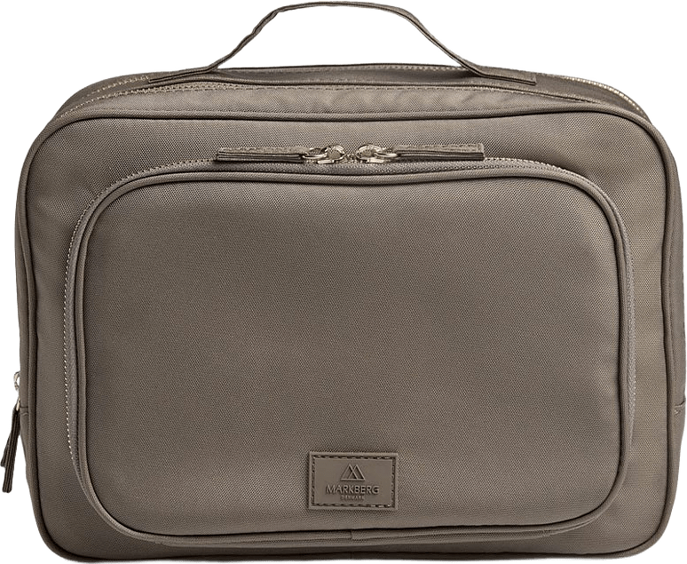 Guard Toiletry Bag Rec., från Markberg, i färgen Walnut W/Gold.