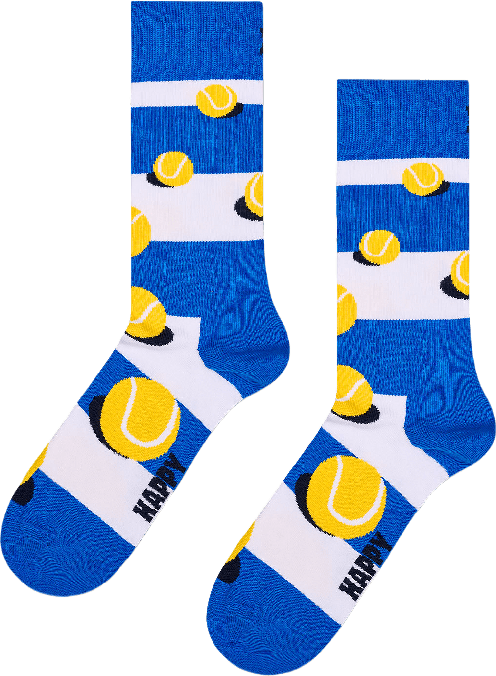 Tennis Stripe Sock, från Happy Socks, i färgen Blue.
