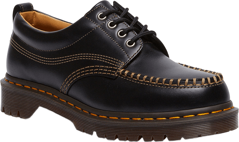 Lowell Black Analine, från Dr. Martens, i färgen Black.