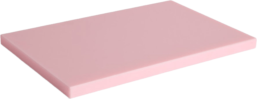 Slice Chopping Board, från HAY, i färgen Baby Pink.