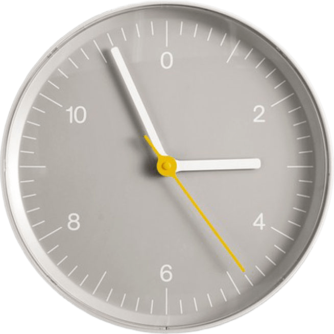 Wall Clock, från HAY, i färgen Grey.