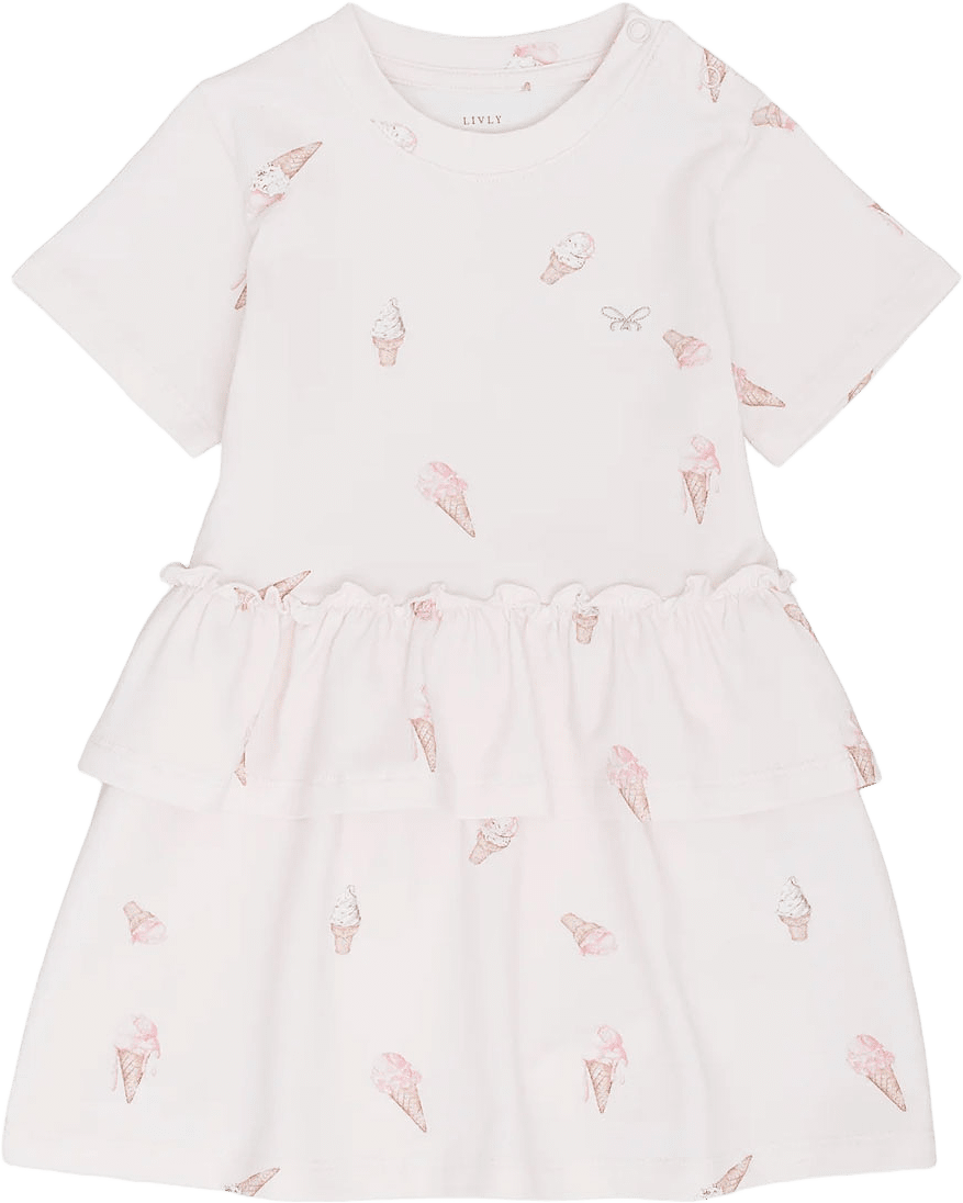 Ice Cream Lilly Dress, från Livly, i färgen Pink.