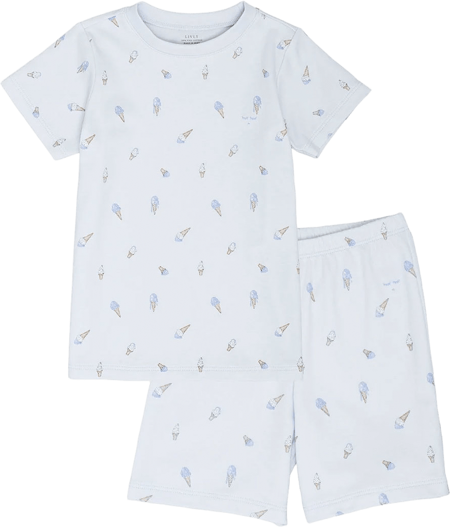 Ice Cream Summer PJ, från Livly, i färgen Blue.