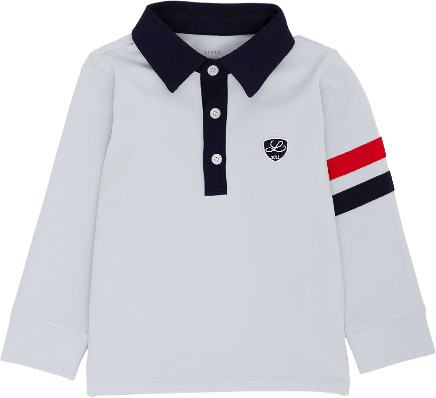 Kyle Long Sleeve Shirt, från Livly, i färgen Blue.