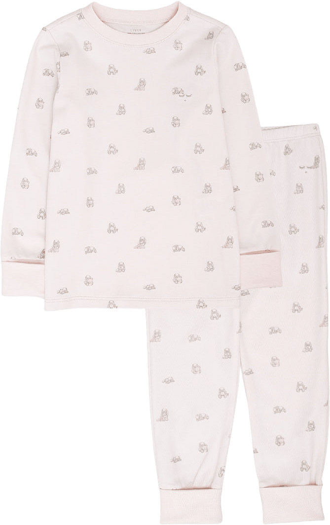 Snuggle Bunny Marley 2 Piece Set, från Livly, i färgen Pink.