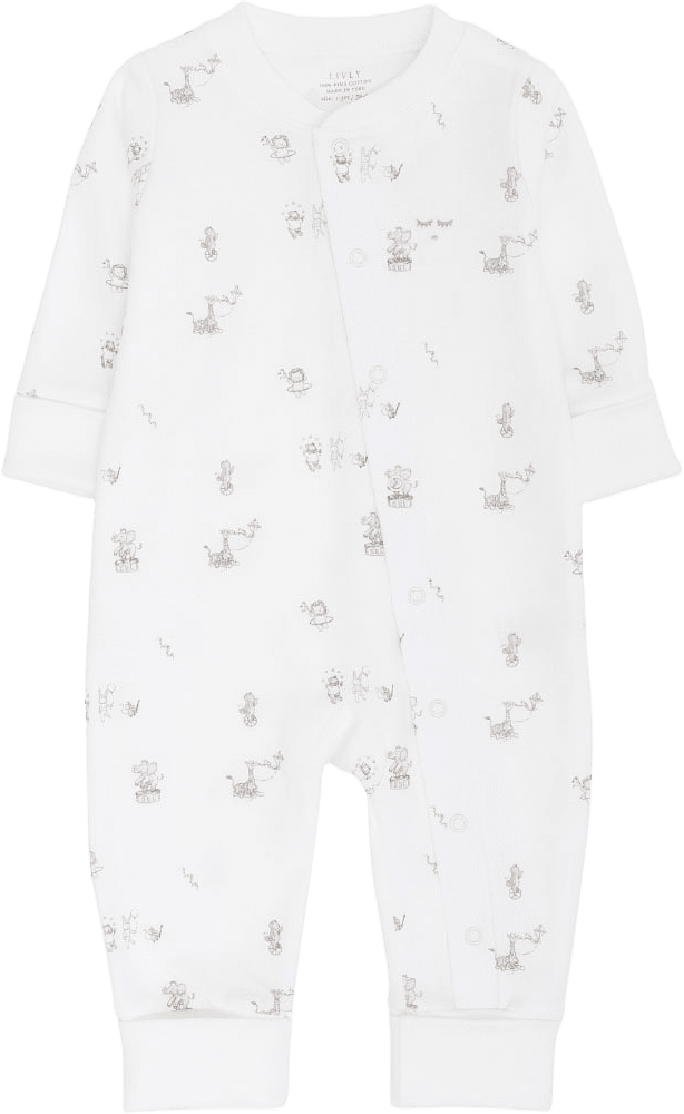 Celebration Parade Overall, från Livly, i färgen White.