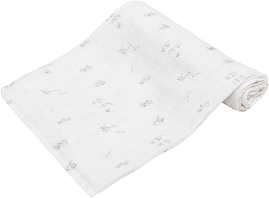 Celebration Parade Swaddle, från Livly, i färgen White.