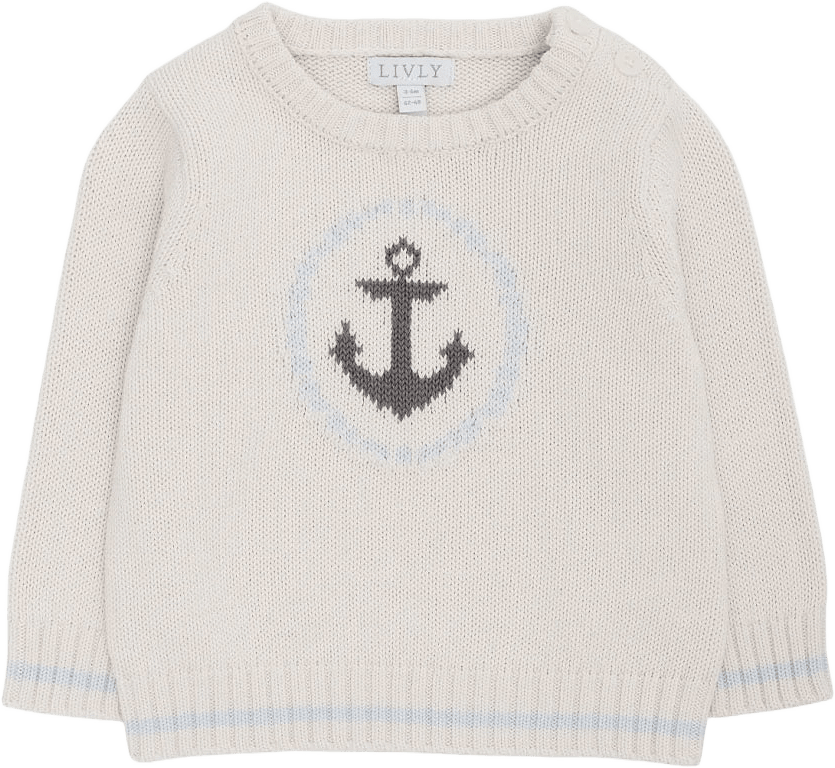 Sailor Sweater, från Livly, i färgen White Sand.