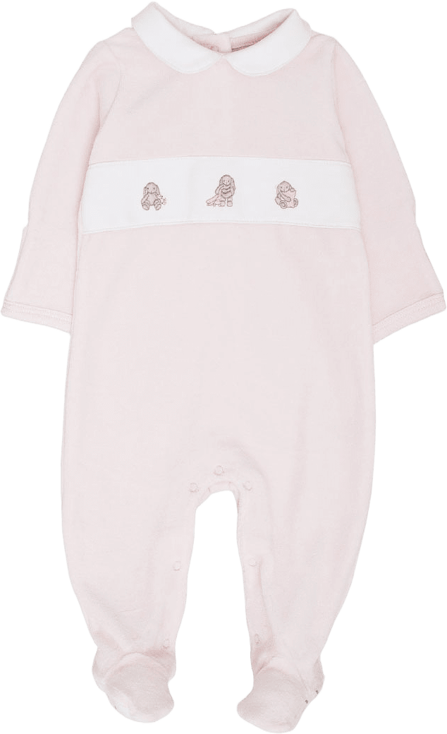 Snuggle Bunny Marley Aubrey Footie, från Livly, i färgen Pink.