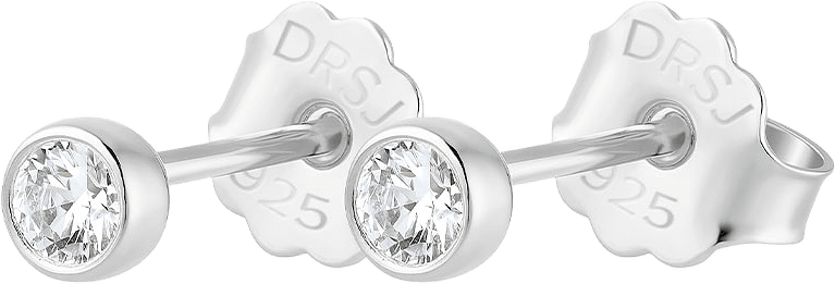 Hope single studs, från Drakenberg Sjölin, i färgen Silver.