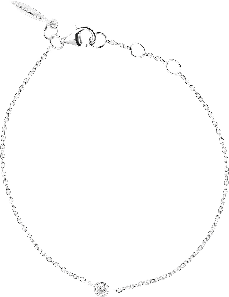 Hope single bracelet, från Drakenberg Sjölin, i färgen Silver.