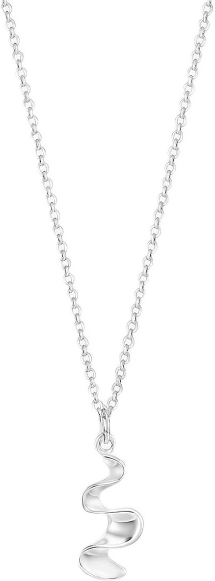 Water Flow small necklace, från Drakenberg Sjölin, i färgen Silver.