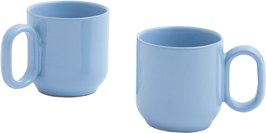 Barro Cup Set of 2 Light blue, från HAY, i färgen Light Blue.