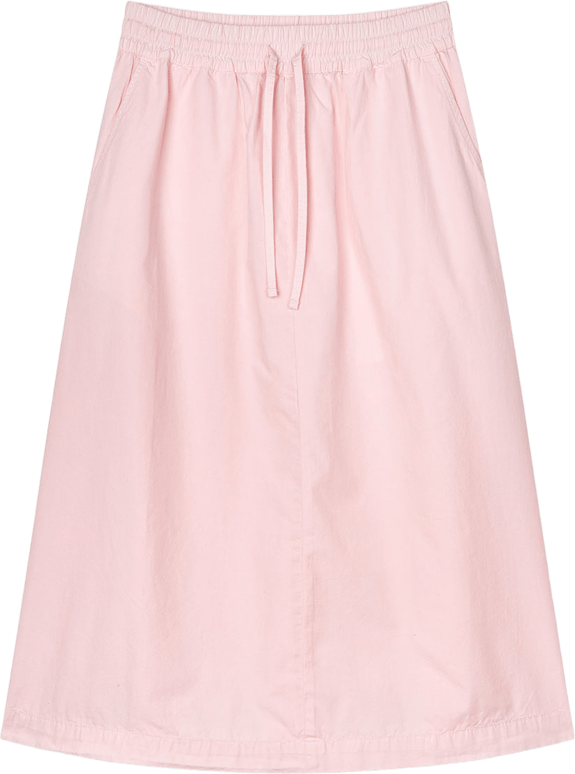 Dyed Weave Luni Skirt, från Mads Nørgaard, i färgen Icy Pink.