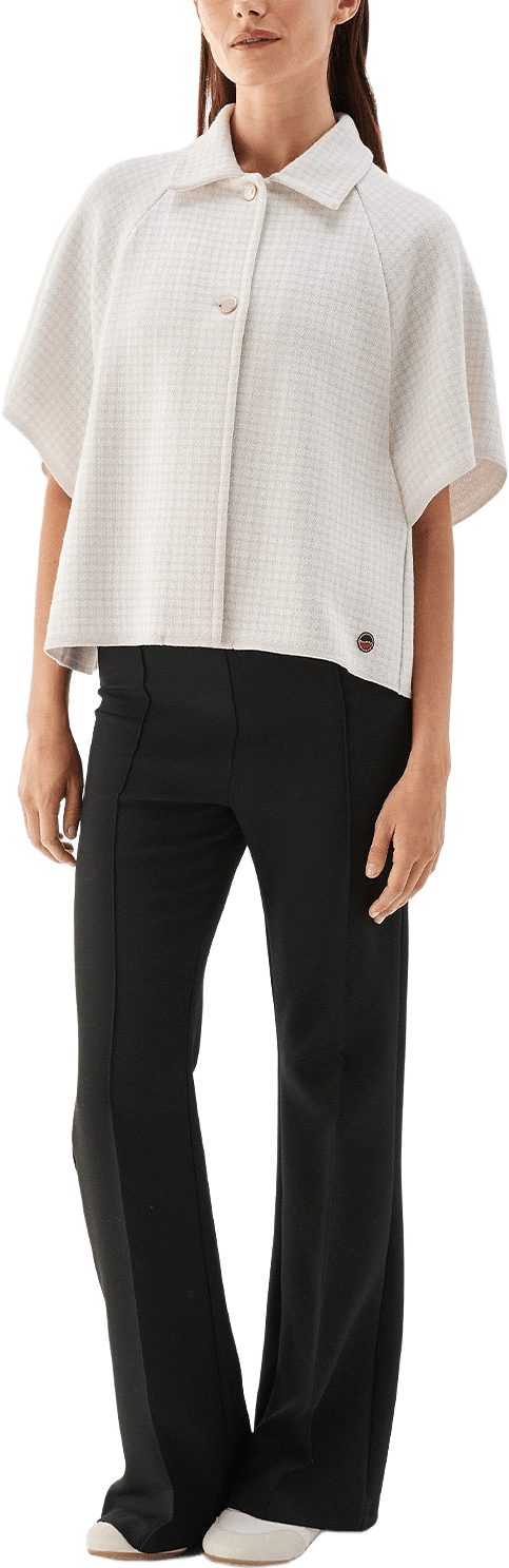 Amelie Cape Pepita, från Busnel, i färgen Pepita Light Rose.