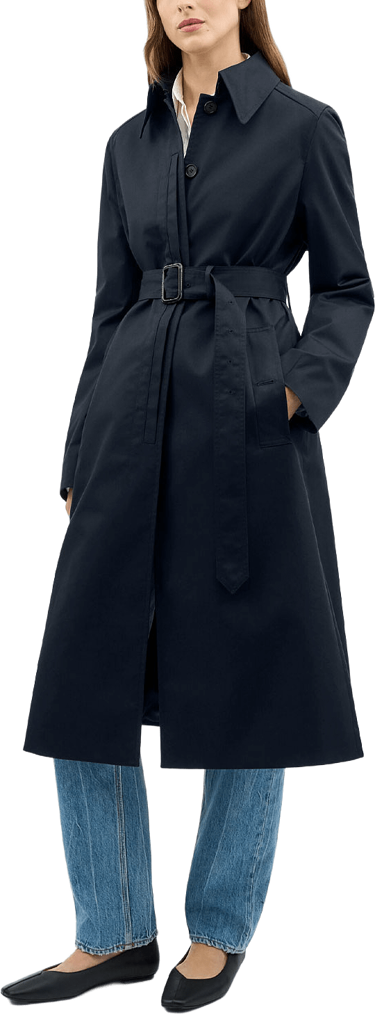 Raina Vattentålig Trenchcoat, från Tiger of Sweden, i färgen Night Sky.