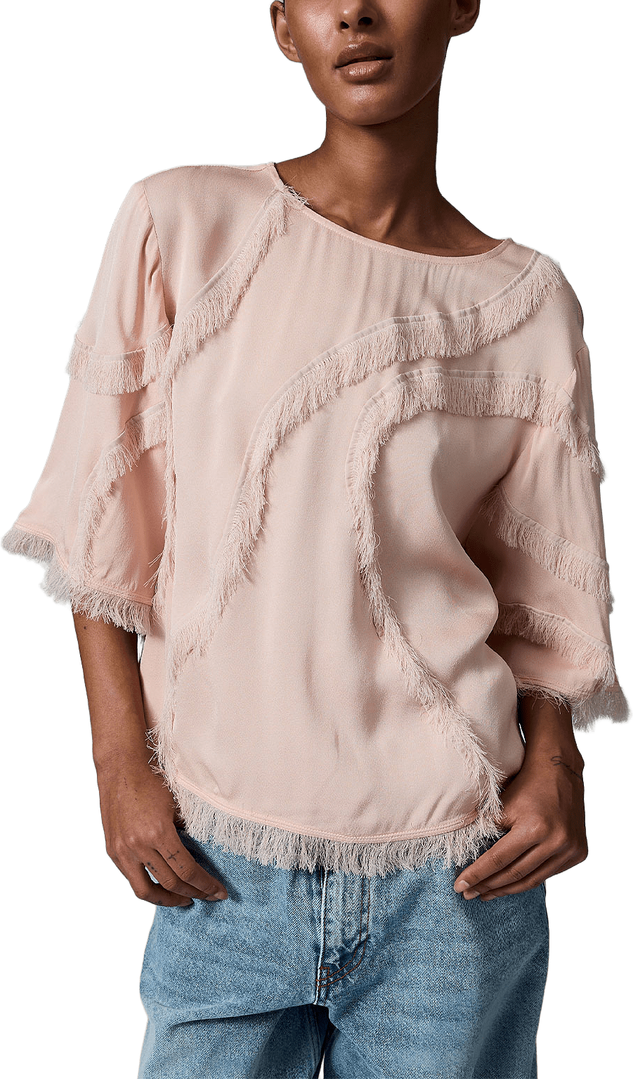 Tatiana - Matte Crepe, från DAY Birger et Mikkelsen, i färgen Rose Smoke.