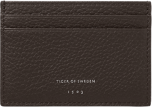 Wharf Korthållare i Läder, från Tiger of Sweden, i färgen Dark Brown.