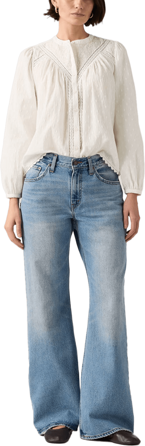 Loose Boot Jeans, från Levi's, i färgen Med Indigo - Worn In.