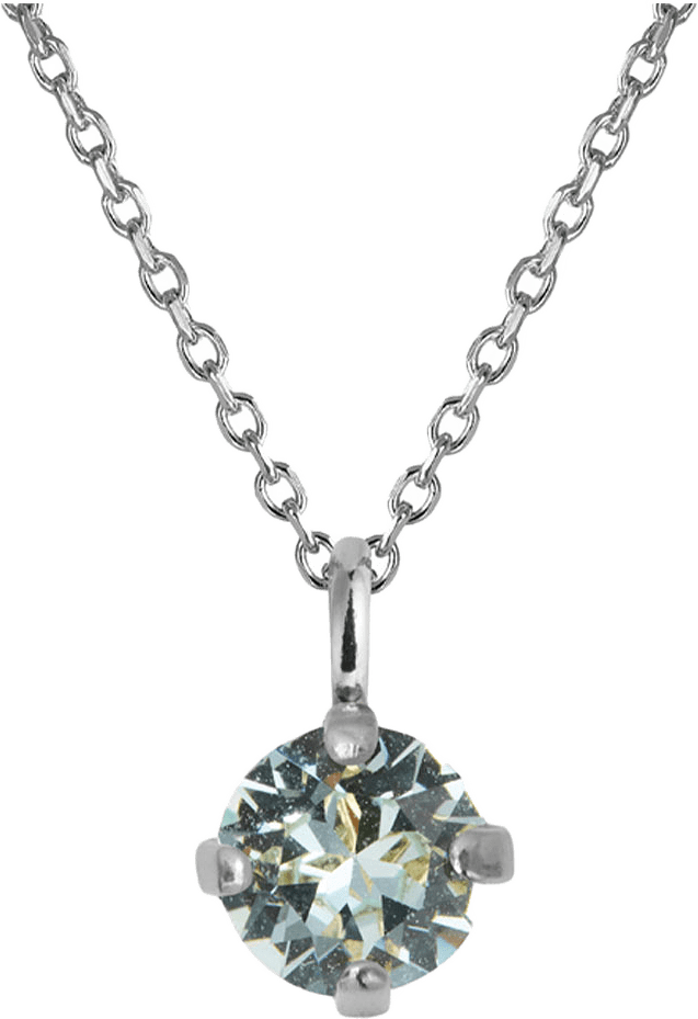 NATTI STUD NECKLACE, från Caroline Svedbom, i färgen Rhodium.